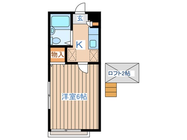 ロフティ中倉Ⅳ（３－２）の物件間取画像